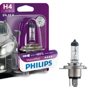 Philips Żarówka H4 VisionPlus +60% Więcej Światła Niska cena