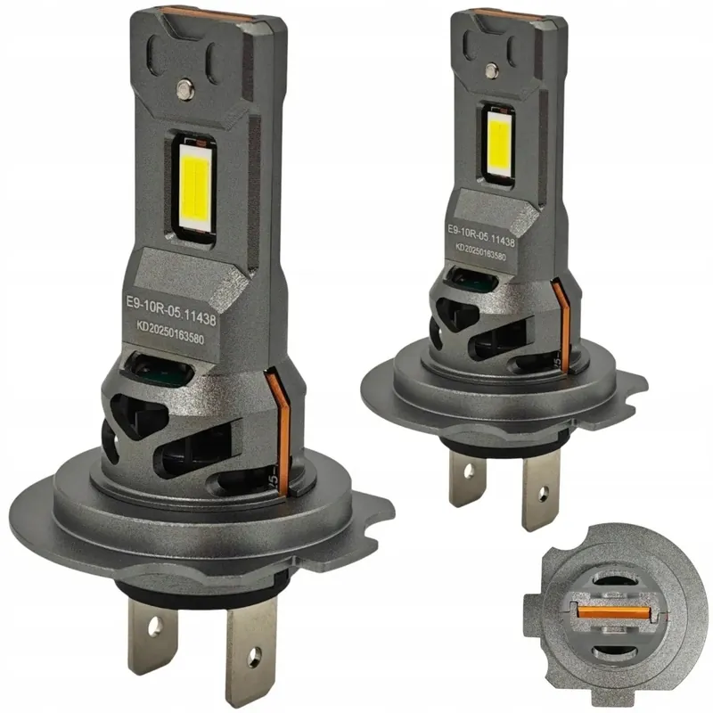 żarówki LED H7 9V-32V CANBUS 2 szt 8000lm bez błędu, mocne białe światło Premium