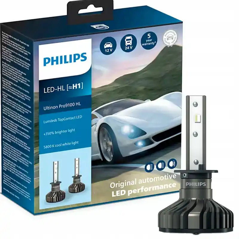 Najlepsza cena Philips Ultinon Pro9100 żarówka LED Lumileds [~H1]