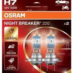 OSRAM NIGHTBREAKER Laser. Żarówki H7 super mocne białe światło 2 szt + 220% Kup teraz