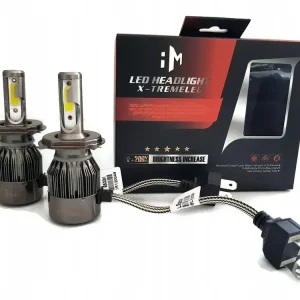 Zwrot pieniędzy ŻARÓWKI LED H4 FLIP COB BARDZO MOCNE 16000lm 72W