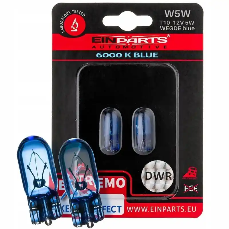 Żarówki EinParts Automotive Extremo W5W 5 W 2 szt. Szybka dostawa