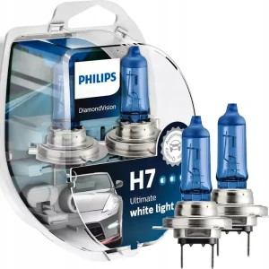 Żarówki Philips H7 Diamond Vision 5000K 12V 55W Białe Światło XENON EFFECT Bezpieczna płatność