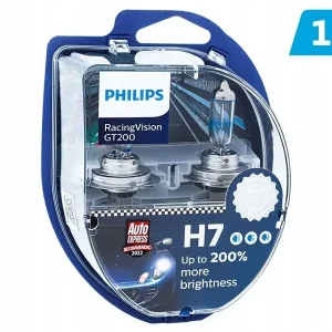 Żarówki PHILIPS H7 12V 55W PX26d RacingVision GT20 Autentyczny