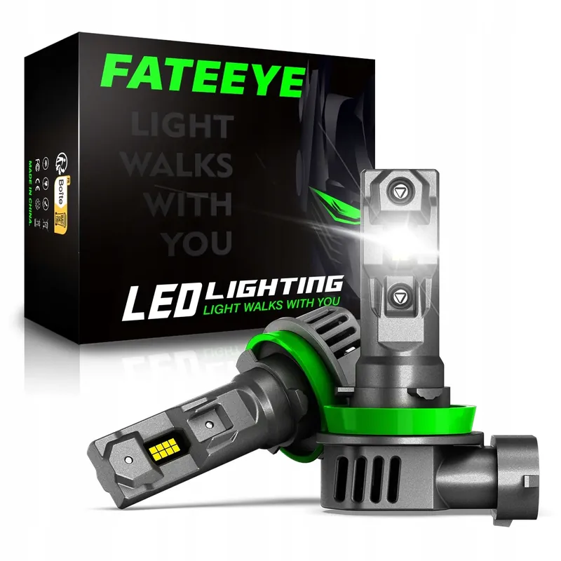 ŻARÓWKI LED H9 RETRIFY FATEEYE 24V TRUCK LINE 1:1 BEZ ADAPTERÓW 6500K Promocja