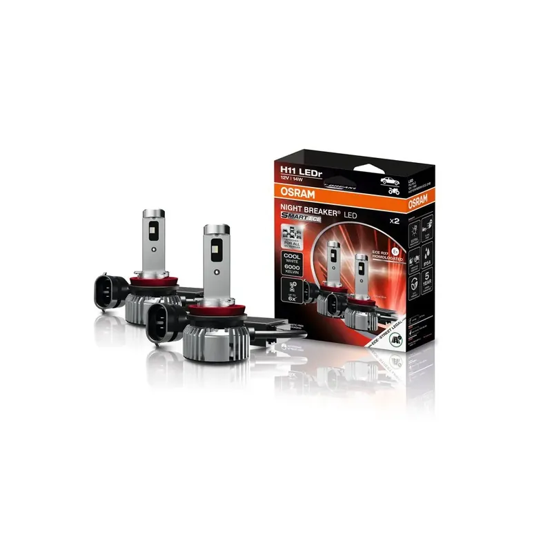 Niska cena H11 NIGHT BREAKER LED SMART ECE H11 Osram z homologacją
