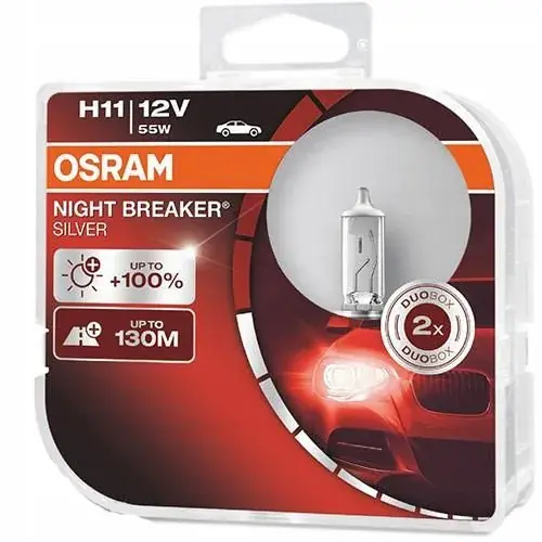 OSRAM H11 NIGHT BREAKER SILVER +100% 130m DUOBOX Oferta