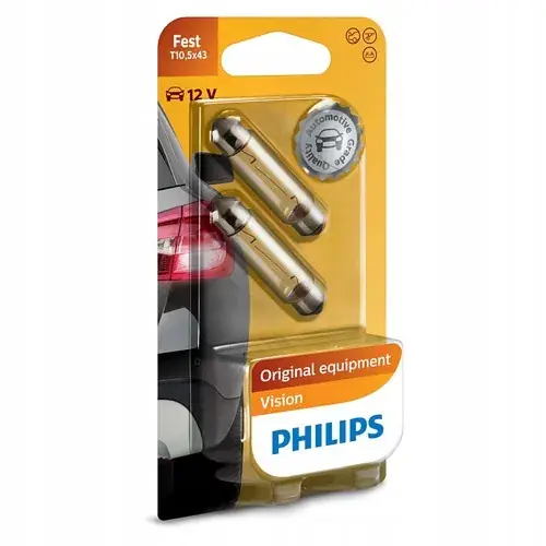 PHILIPS VISION ŻARÓWKI C10W 12V 10W SV8.5-8 DUO Wysoka jakość