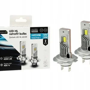 Żarówki VISION LED RETROFIT H7 35 W 4200lm Canbus 2 szt. Rabat
