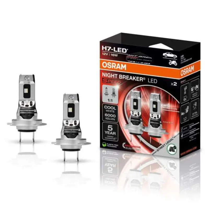 Promocja Osram Żarówki Samochodowe H7 LEDOWE NIGHT BREAKER LED SPEED