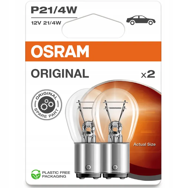 Osram P21/4W Żarówka Samochodowa Original Line Halogenowa Zwrot pieniędzy