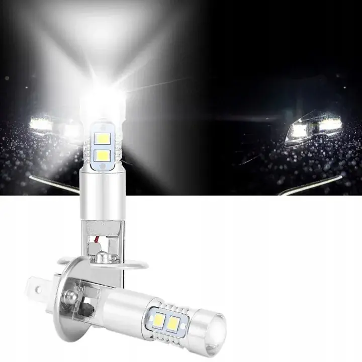 2 SZT ŻARÓWKA LED H1 6000K SUPER WHITE 100W Bezpieczna płatność