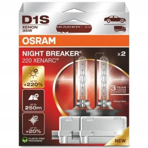 D1S OSRAM NIGHT BREAKER LASER XENARC +220% 2SZT Premium
