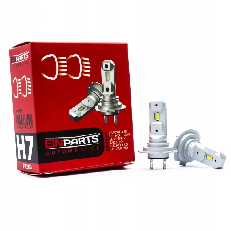 ŻARÓWKA LED H7 PX26D MOCNE 6000K Tylko dziś