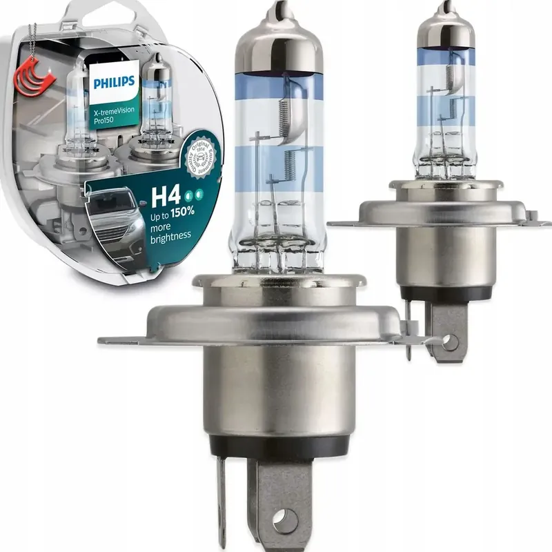 PHILIPS ŻARÓWKI H4 60/55W X-TREME VISION PRO +150% Ekspresowa dostawa