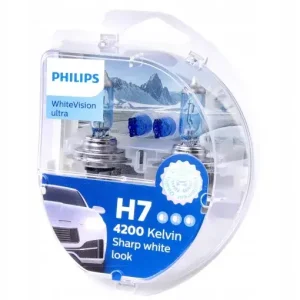 Promocja WHITE VISION ULTRA +60% H7 DUO + 2X W5W PHILIPS
