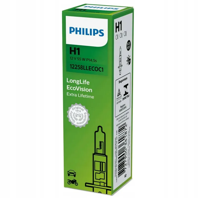 Zwrot pieniędzy Żarówka reflektora świateł przednich 36187230 PHILIPS