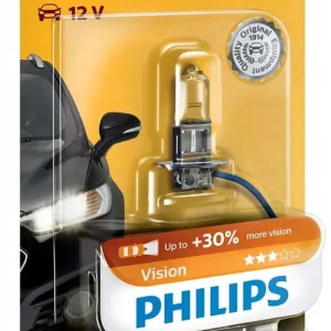 ŻARÓWKA PHILIPS H3 VISION 30%+ ŻARÓWKI H3 12V 55W Rabat