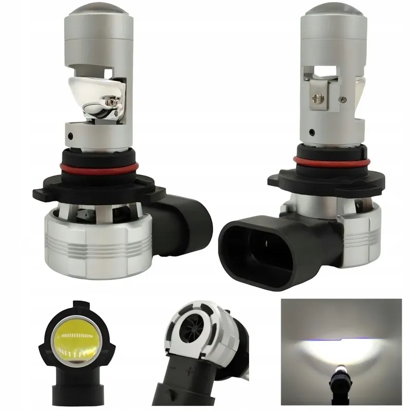 Niska cena żarówki HB3 LED 9005 12-24V CANBUS, do lamp USA, własna linia odcięcia 2 sz