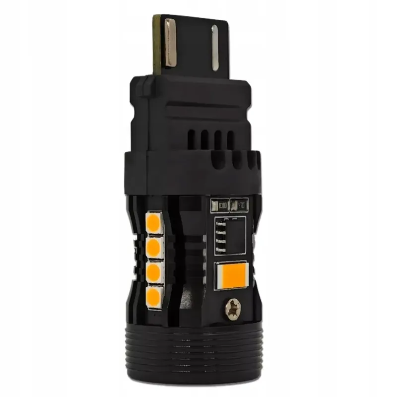 P27W pomarańczowa żarówka LED 3156 12V bez błędu 100% Canbus Oryginalny