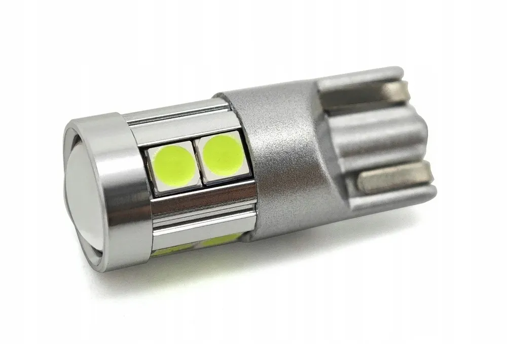 Szybka dostawa W5W żarówka LED T10 12-24V CAN 500lm Zielony