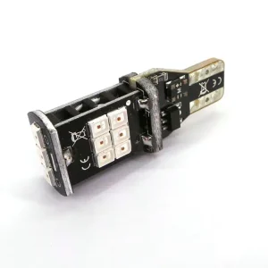 Niska cena LED T15 12V czerwona CANBUS W10W W16W 980lm