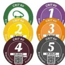 Francuska plakietka ekologiczna, naklejka ekologiczna Tani