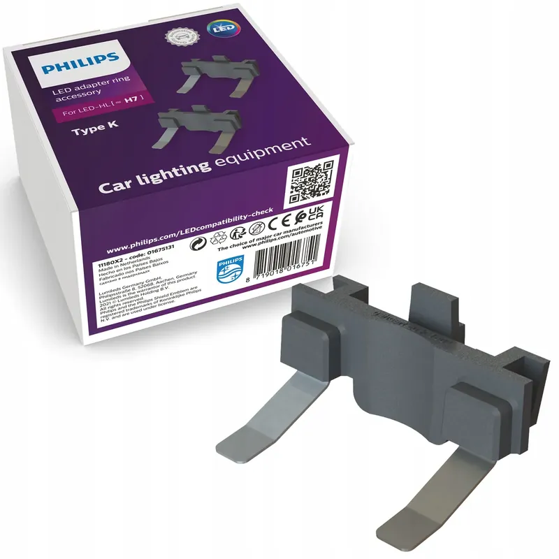 Promocja Philips pierścień adapter mocujący do LED H7 K