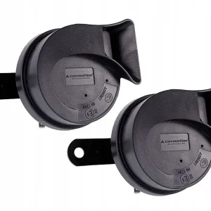 Tani Klakson 12V 118dB dwutonowy ślimakowy 80mm boczny