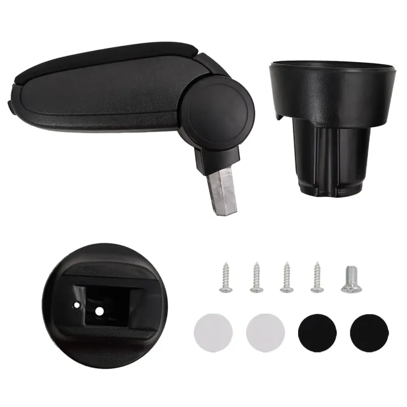 Podłokietnik samochodowy, czarny, 13x33x(33-49) cm, ABS Zamów teraz