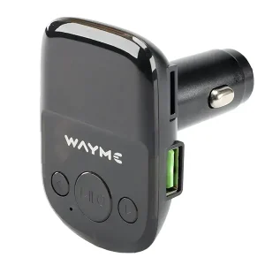 WAYME Transmiter FM 12/24V z USB QC3.0 + Auto-ID, woltomierzem i HandsFree Rabat
