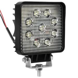 Wyprzedaż Lampa robocza 12/24V, 9x3W, 9 diod CREE dł. 117 szer. 45 wys. 117 mm
