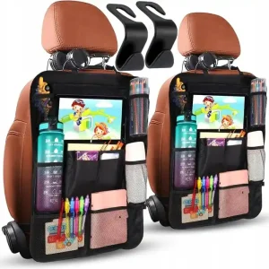 Premium ORGANIZER SAMOCHODOWY DO AUTA NA OPARCIE DO AUTA NA FOTEL + UCHWYTY GRATIS