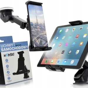 UCHWYT SAMOCHODOWY DO TABLETA 4-11' NA SZYBĘ DESKĘ Wyprzedaż
