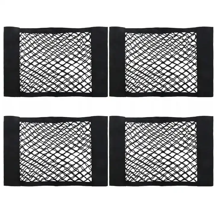 Szybka dostawa ORGANIZER TORBA SIATKA MOCNA NA RZEP DO BAGAŻNIKA AUTA SAMOCHODU zestaw 4