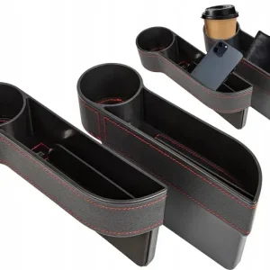 Popularny SCHOWEK ORGANIZER SAMOCHODOWY MIĘDZY FOTEL PRAWY LEWY UCHWYT KUBEK 2SZT.