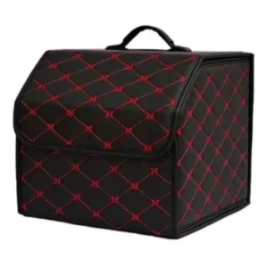 Oryginalny SKŁADANY ORGANIZER DO SAMOCHODU BAGAŻNIK ROZ. S Czerwony