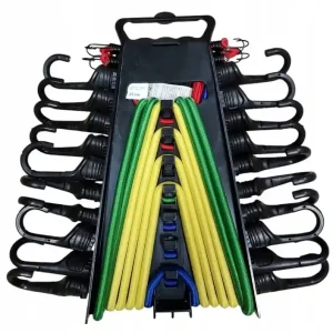 Zestaw 14 x linka elastyczna guma z hakami do mocowania bungee 25 45 60 80 Ostatnia szansa