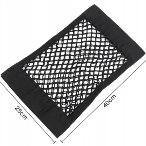 Autentyczny Siatka do bagażnika samochodu auta na rzep ELASTYCZNA Organizer 40x25