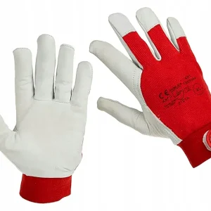 Najlepsza cena RĘKAWICE W2Z51 ROBOCZE KOZIA SKÓRA RZEP 10 CZERWON