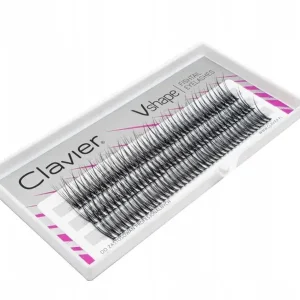 Nowość Clavier Rzęsy Kępki Vshape Fishtail - 14 mm 0,10 C