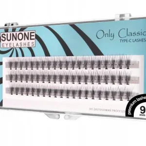 Sztuczne Rzęsy KĘPKI RZĘS JEDWABNE 9 mm - 60 sztuk Ostatnia szansa