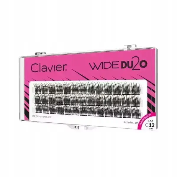 Clavier Kępki Rzęs Clavier WIDE Du2o 12mm Bezpieczna płatność