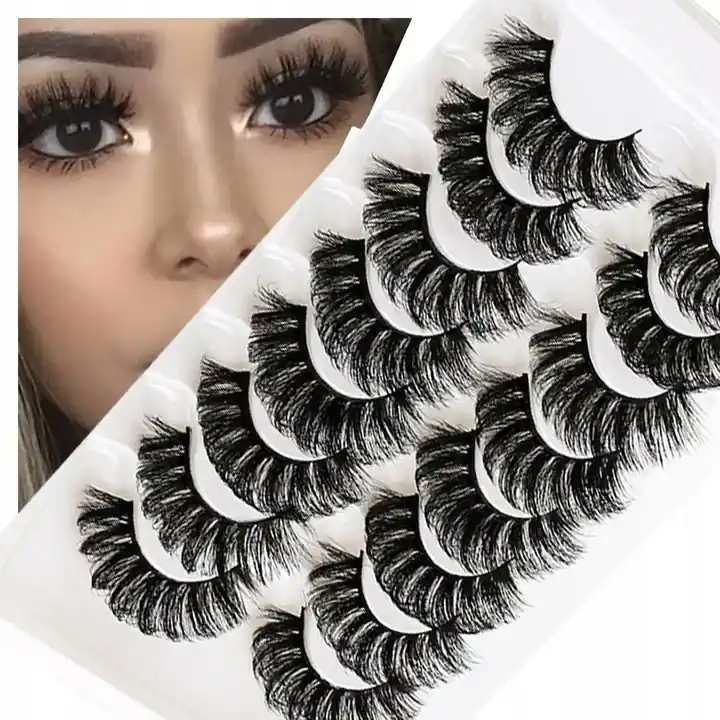 Sztuczne Rzęsy 8 Par 6D Są Miękkie I Wygodne 17mm Zwrot pieniędzy