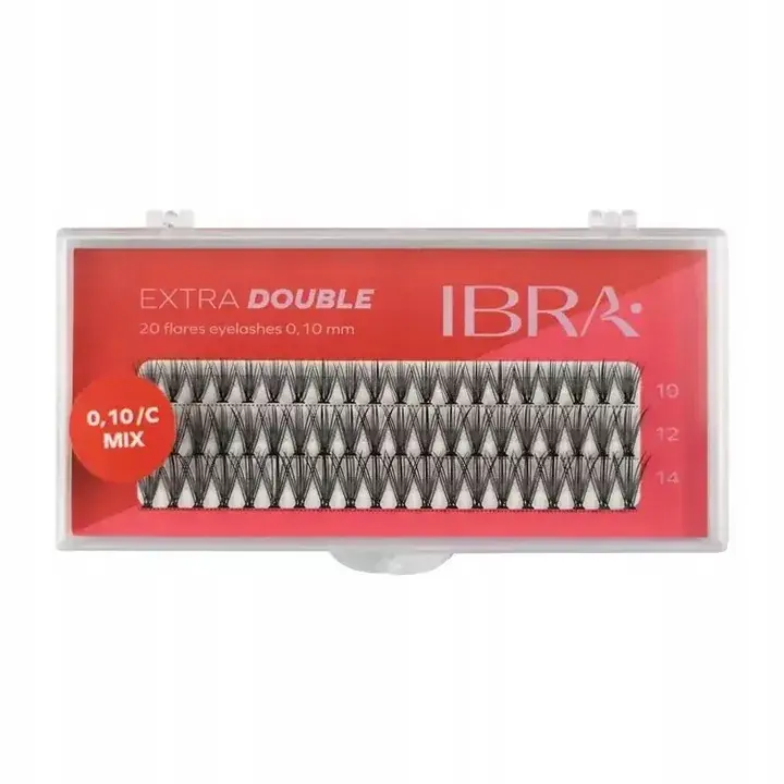 Ibra Kępki sztucznych rzęs EXTRA DOUBLE MIX Szybka dostawa