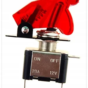 O6Q31 WŁĄCZNIK WYŁĄCZNIK DIODA LED CZERWONY TOP GUN 0000-00 Nowość