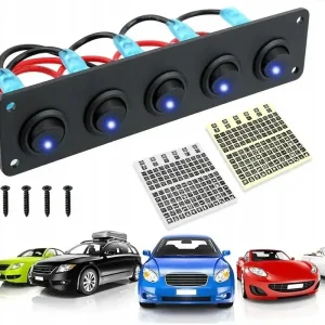 Tylko dziś PANEL PRZEŁĄCZNIKÓW LED DO RV SAMOCHODÓW 12-24V