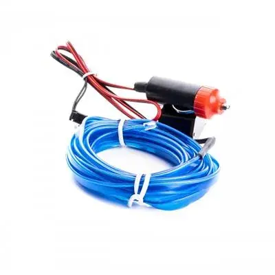 Kup teraz Światłowód pasek taśma Led niebieski blue 3m 24V