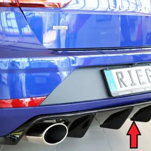 Dokładka tylnego zderzaka dyfuzor Seat Leon ST 17+ Oryginalny