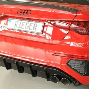 Premium Dokładka zderzaka dyfuzor AUDI A3 S3 GY 19- SEDAN